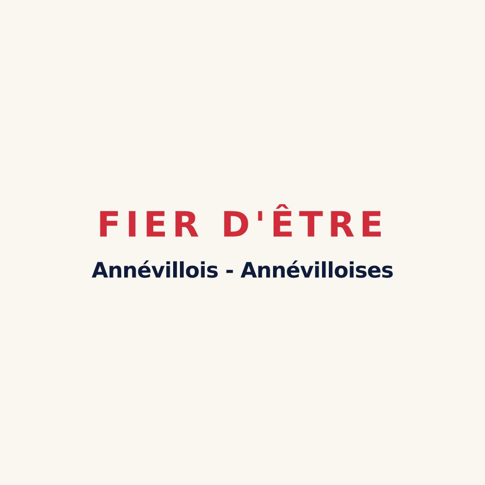 Tasse « Fier d'être Annévillois - Annévilloises » — design pour Annéville-la-Prairie