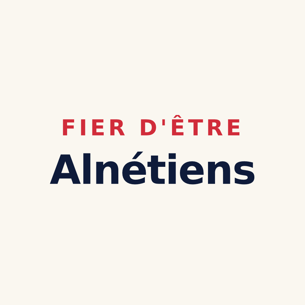 Tasse « Fier d'être Alnétiens » — design pour Annois