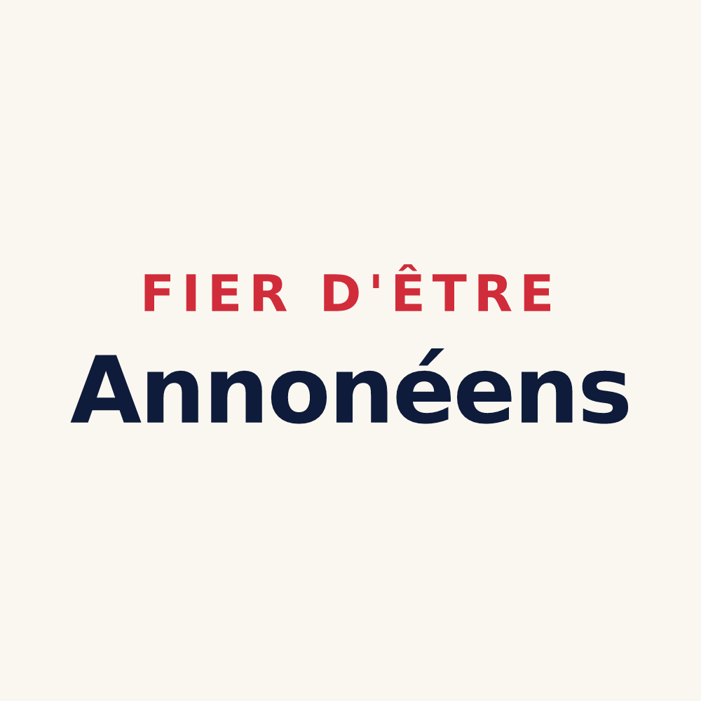 Tasse « Fier d'être Annonéens » — design pour Annonay