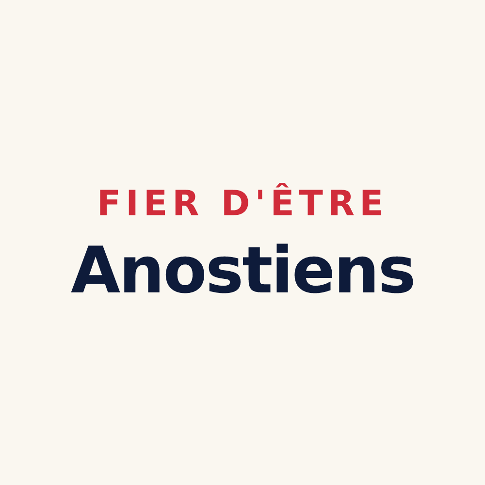 Tasse « Fier d'être Anostiens » — design pour Anost
