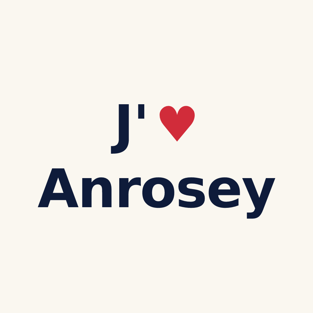 Tasse personnalisée Anrosey — design J'aime Anrosey