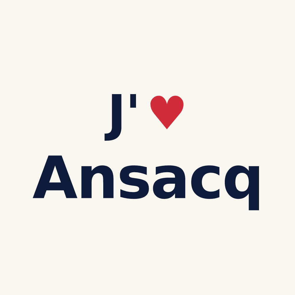 Tasse personnalisée Ansacq — design J'aime Ansacq