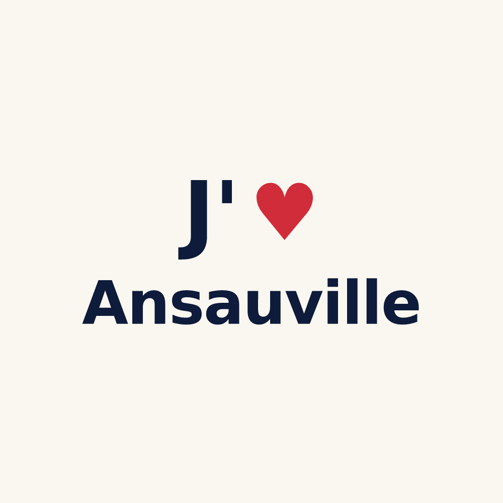 Tasse personnalisée Ansauville — design J'aime Ansauville