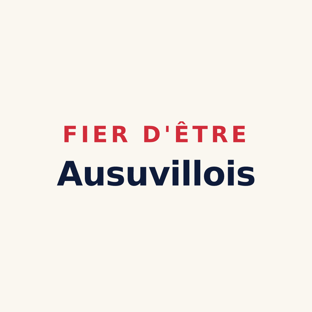 Tasse « Fier d'être Ausuvillois » — design pour Ansauville