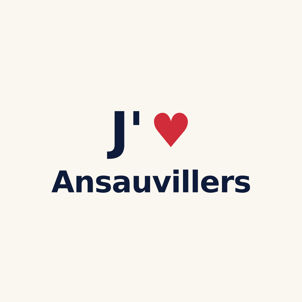 Tasse personnalisée Ansauvillers — design J'aime Ansauvillers
