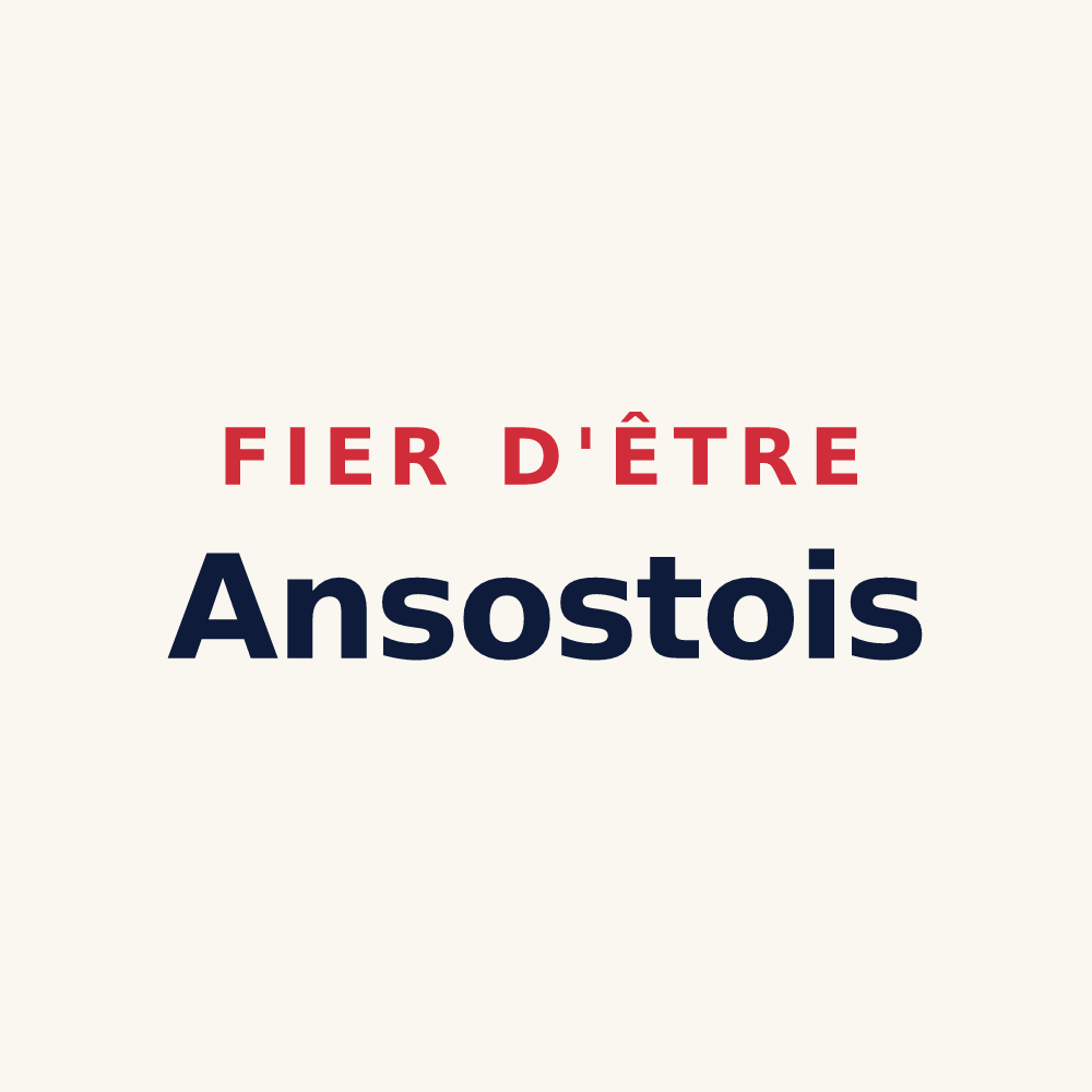 Tasse « Fier d'être Ansostois » — design pour Ansost