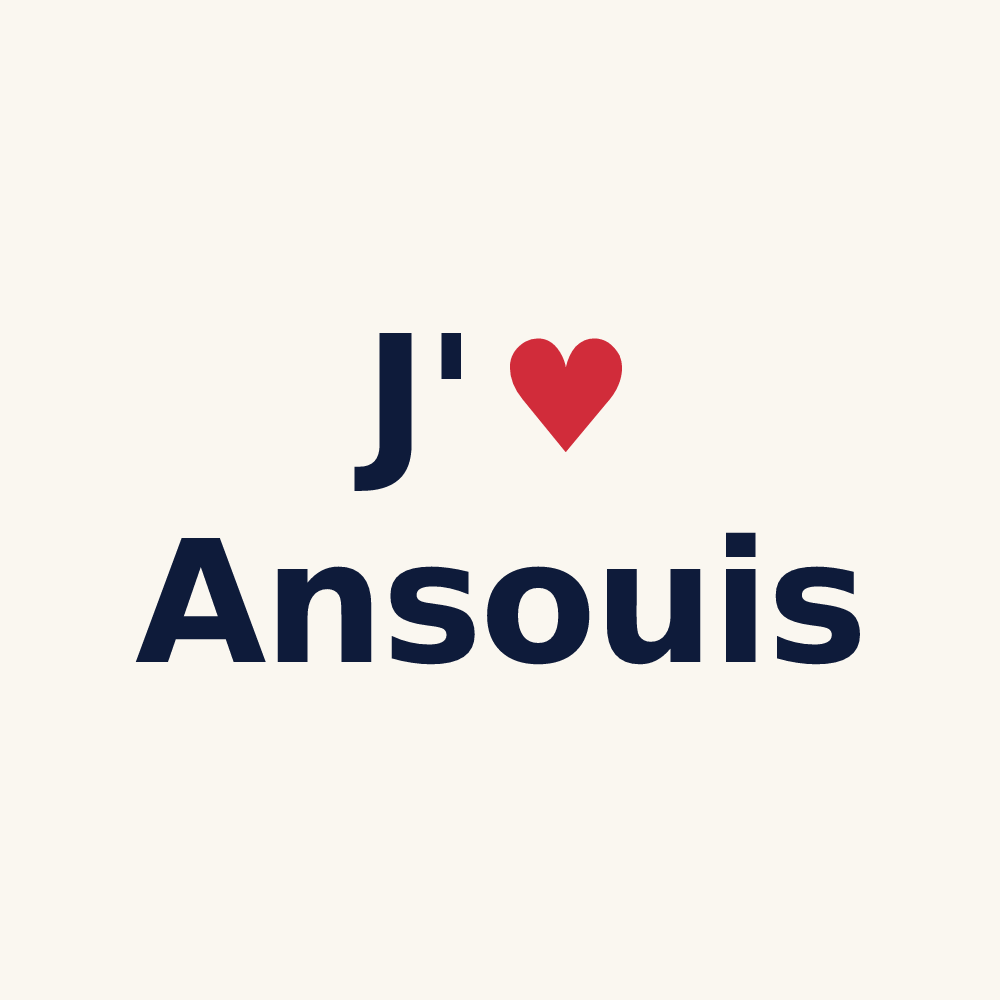 Tasse personnalisée Ansouis — design J'aime Ansouis