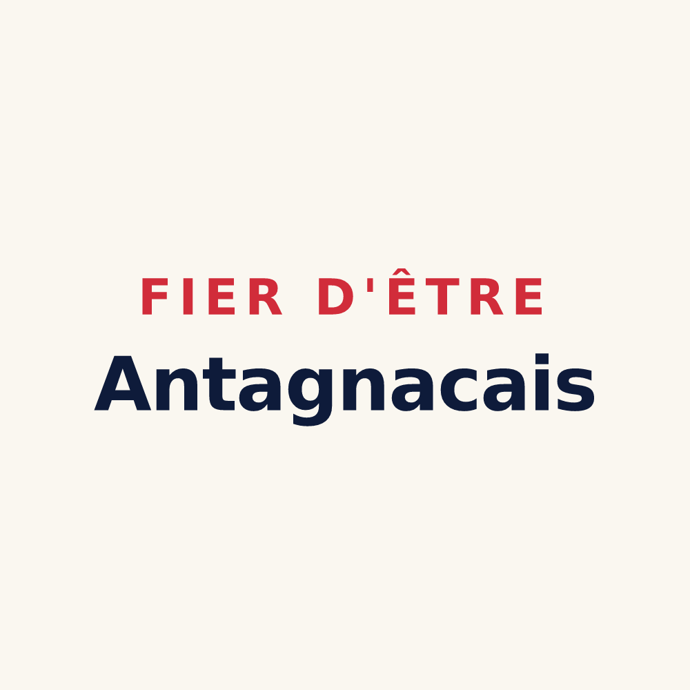 Tasse « Fier d'être Antagnacais » — design pour Antagnac
