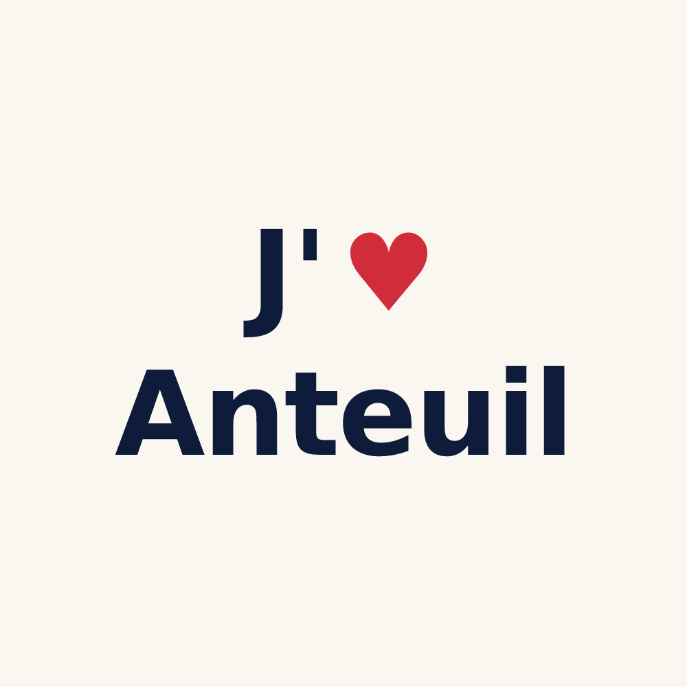 Tasse personnalisée Anteuil — design J'aime Anteuil