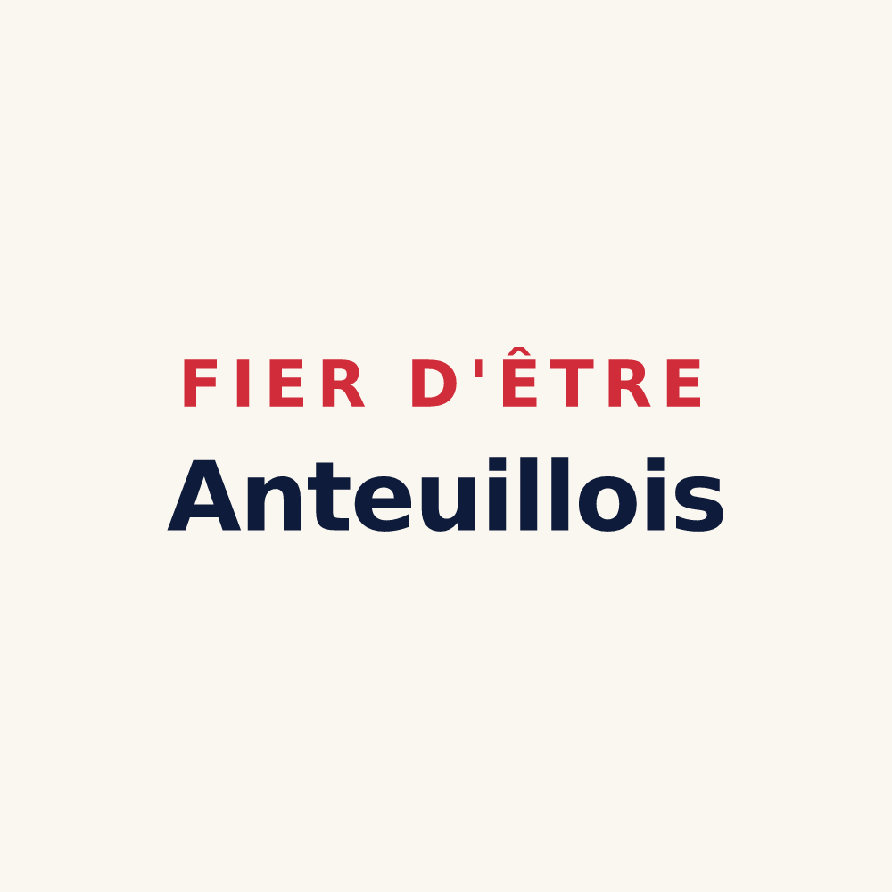 Tasse « Fier d'être Anteuillois » — design pour Anteuil