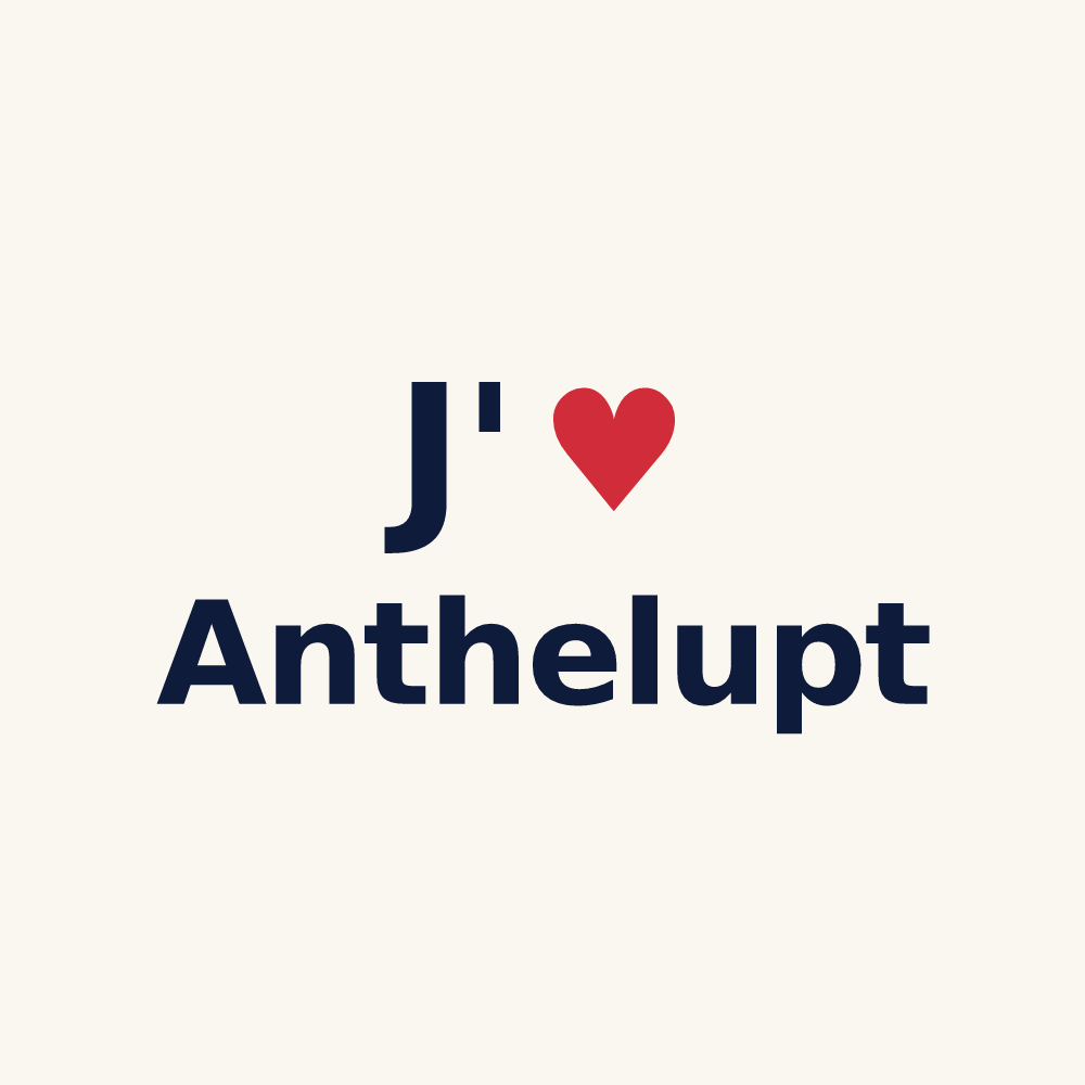 Tasse personnalisée Anthelupt — design J'aime Anthelupt