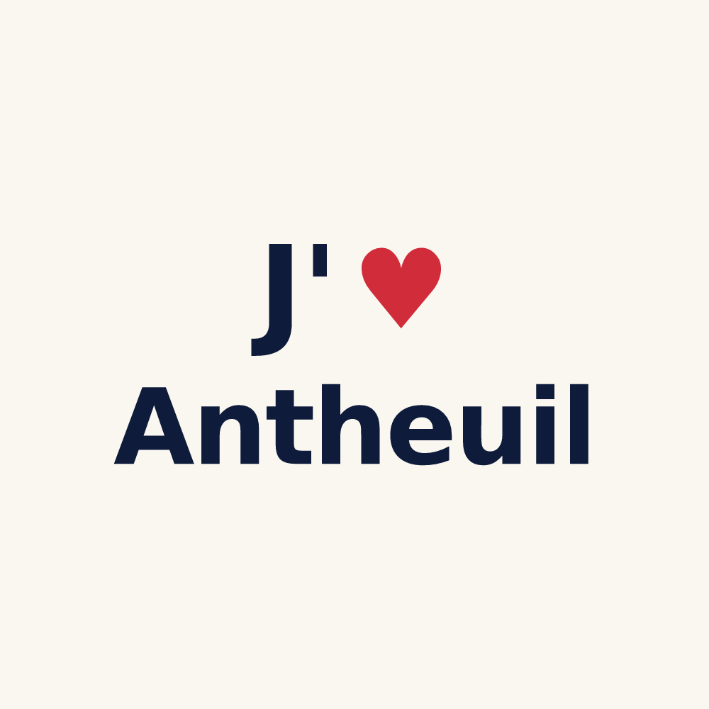 Tasse personnalisée Antheuil — design J'aime Antheuil