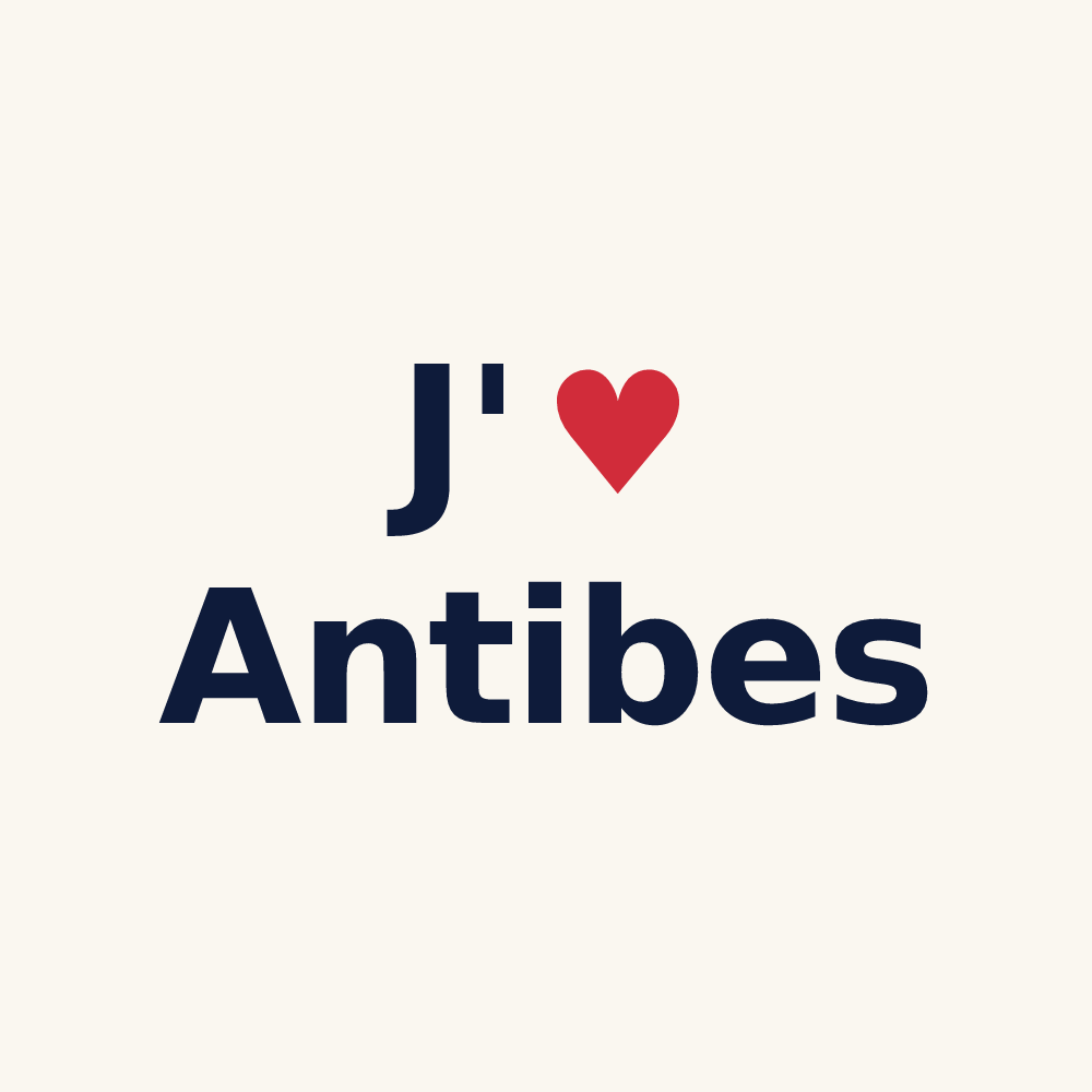 Tasse personnalisée Antibes — design J'aime Antibes