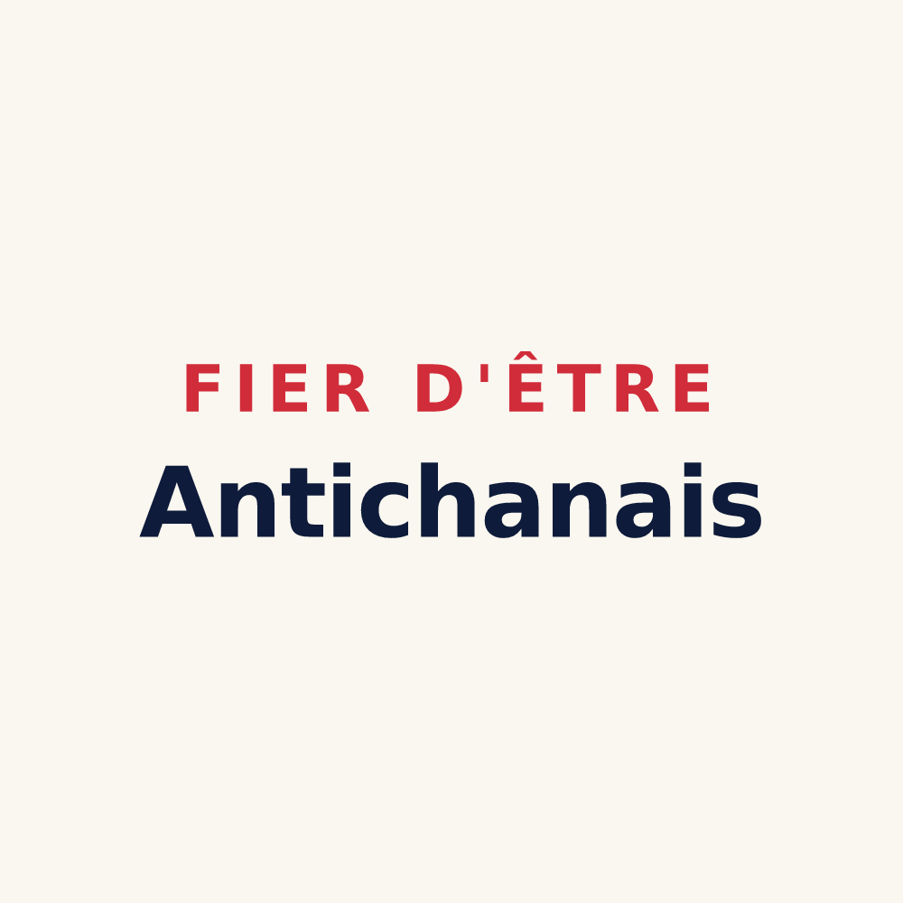 Tasse « Fier d'être Antichanais » — design pour Antichan-de-Frontignes