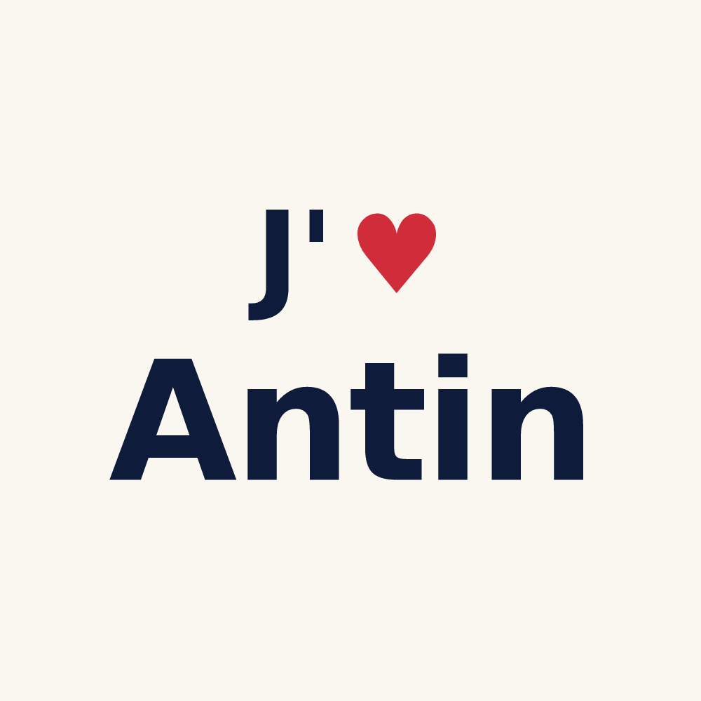 Tasse personnalisée Antin — design J'aime Antin