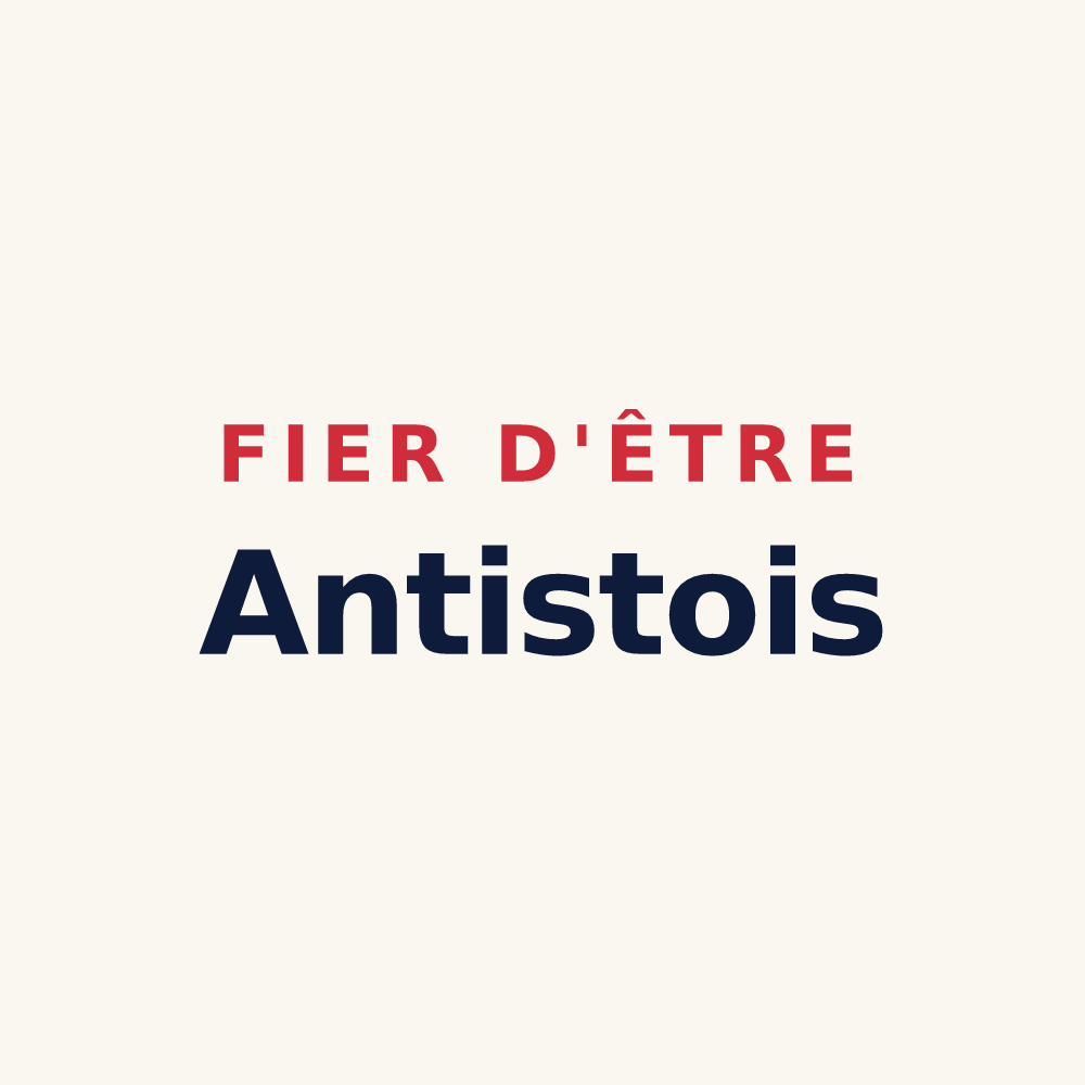 Tasse « Fier d'être Antistois » — design pour Antist