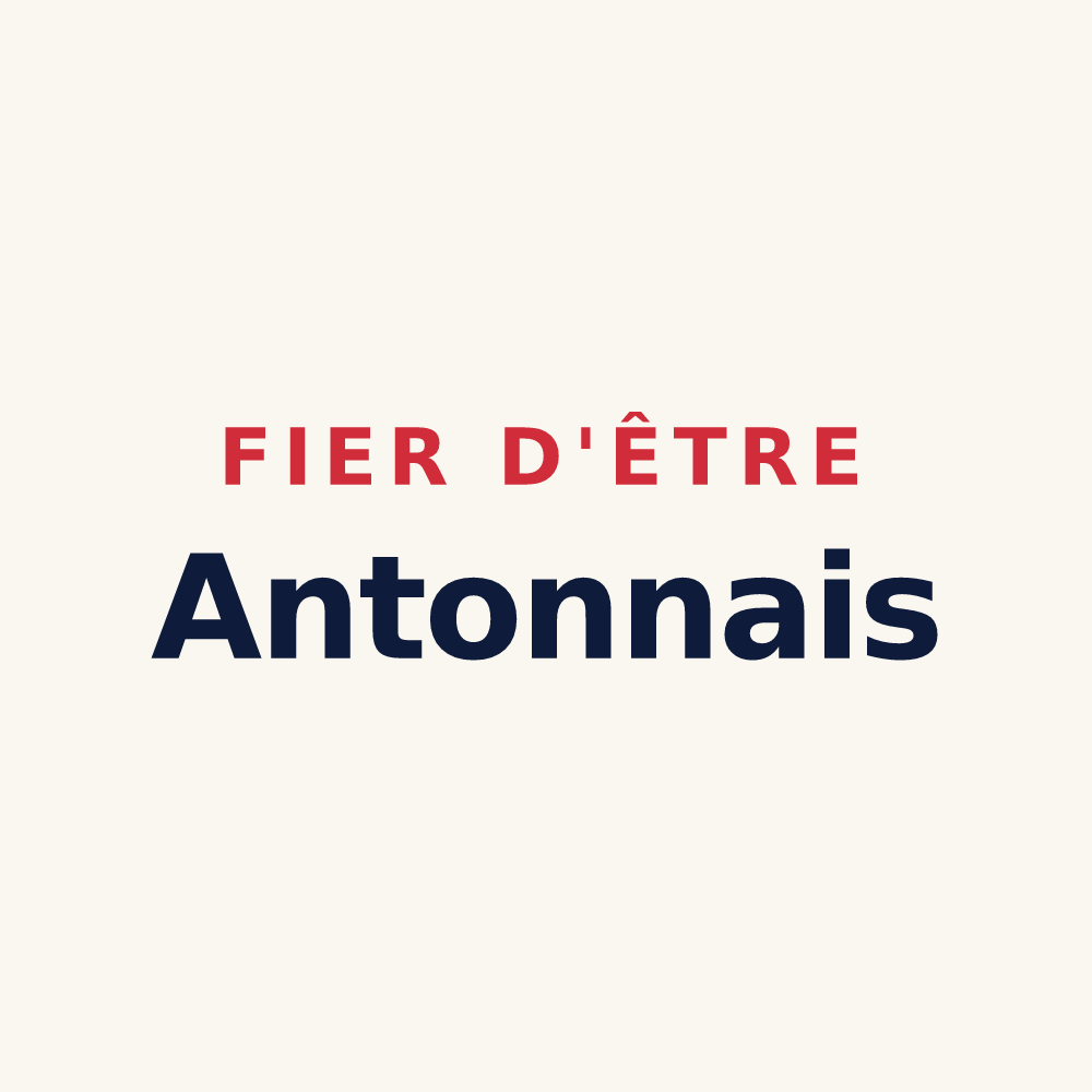 Tasse « Fier d'être Antonnais » — design pour Antonne-et-Trigonant