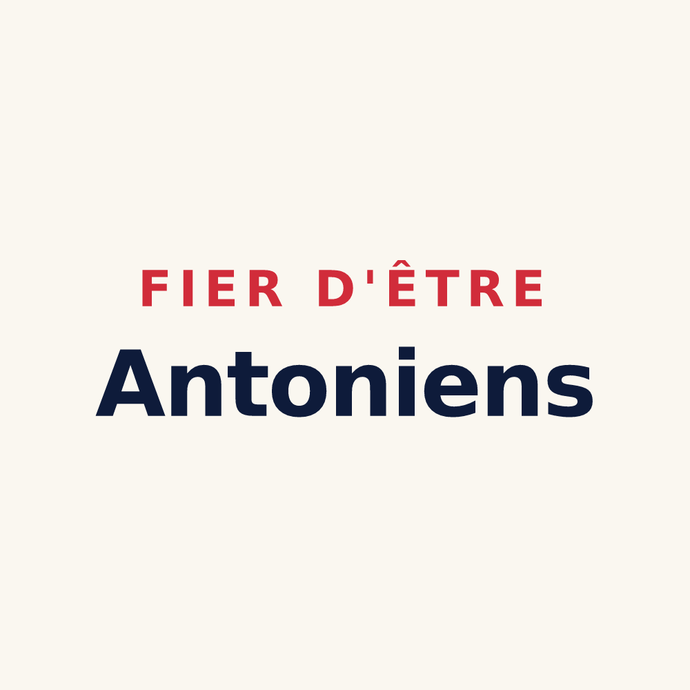 Tasse « Fier d'être Antoniens » — design pour Antony