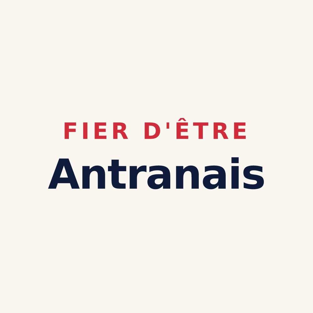 Tasse « Fier d'être Antranais » — design pour Antran
