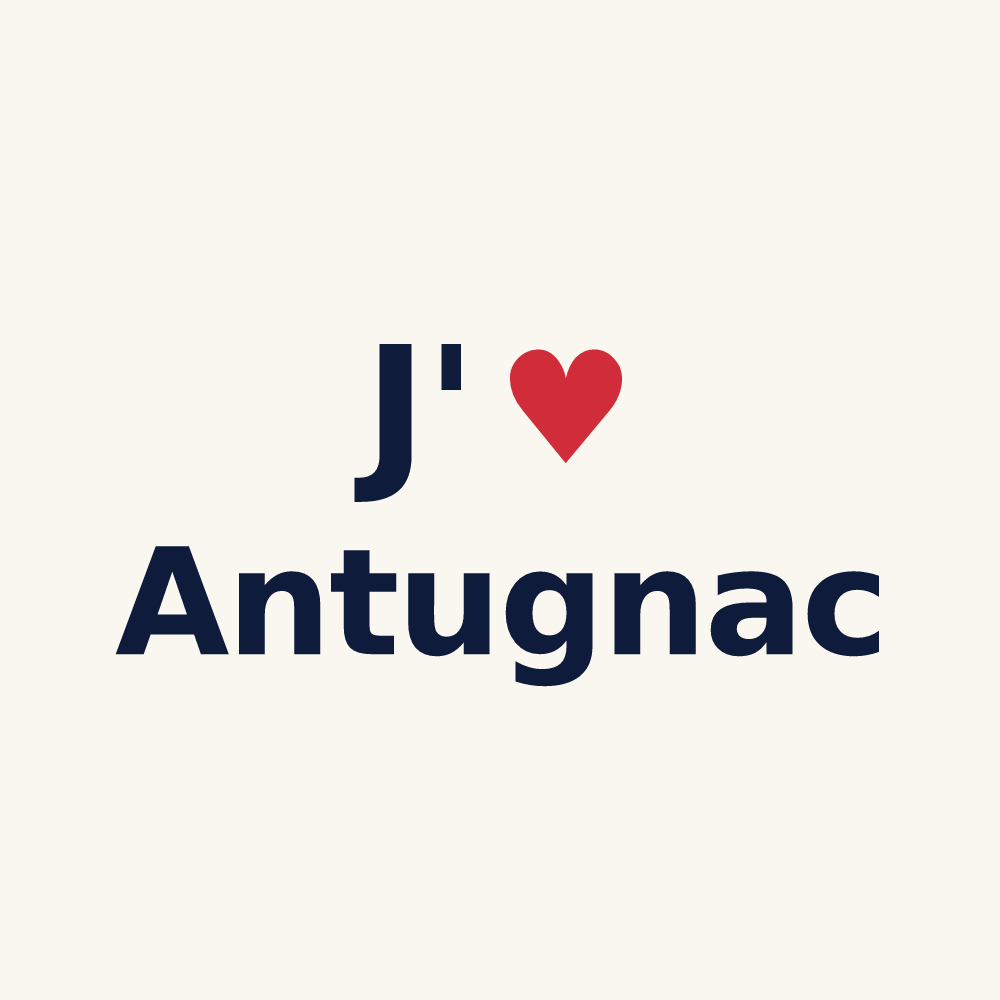 Tasse personnalisée Antugnac — design J'aime Antugnac