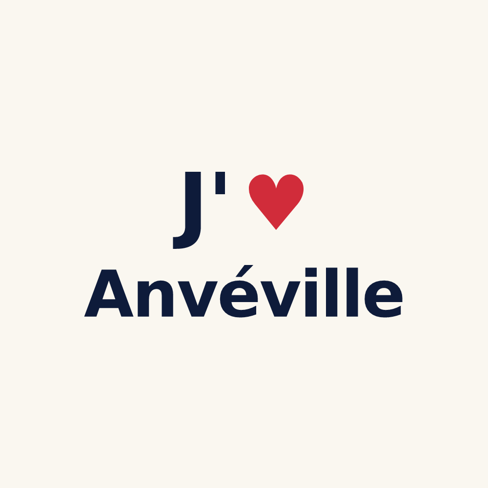 Tasse personnalisée Anvéville — design J'aime Anvéville