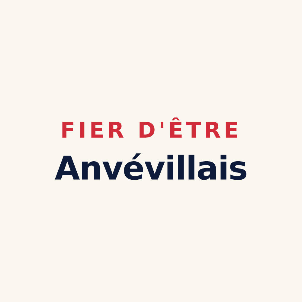 Tasse « Fier d'être Anvévillais » — design pour Anvéville
