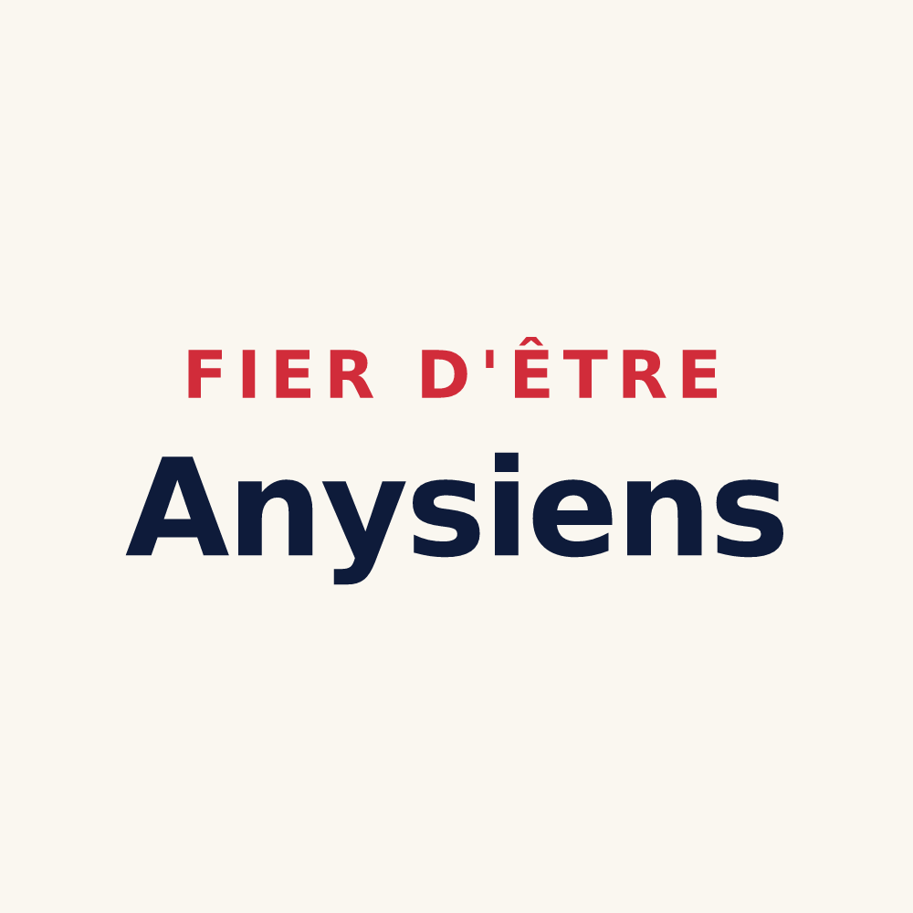 Tasse « Fier d'être Anysiens » — design pour Any-Martin-Rieux