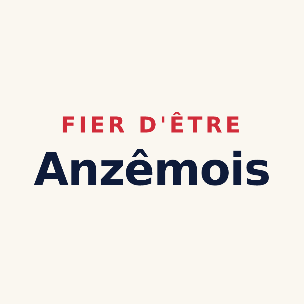 Tasse « Fier d'être Anzêmois » — design pour Anzême