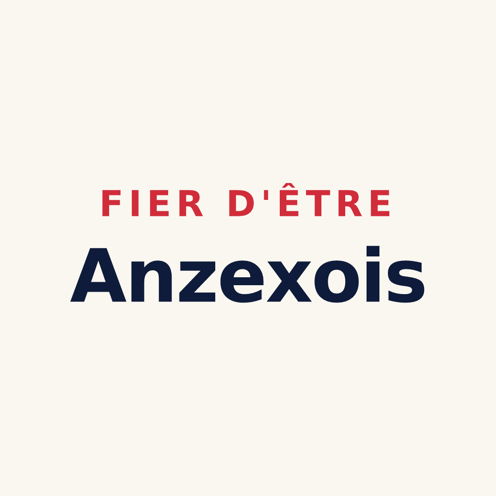 Tasse « Fier d'être Anzexois » — design pour Anzex