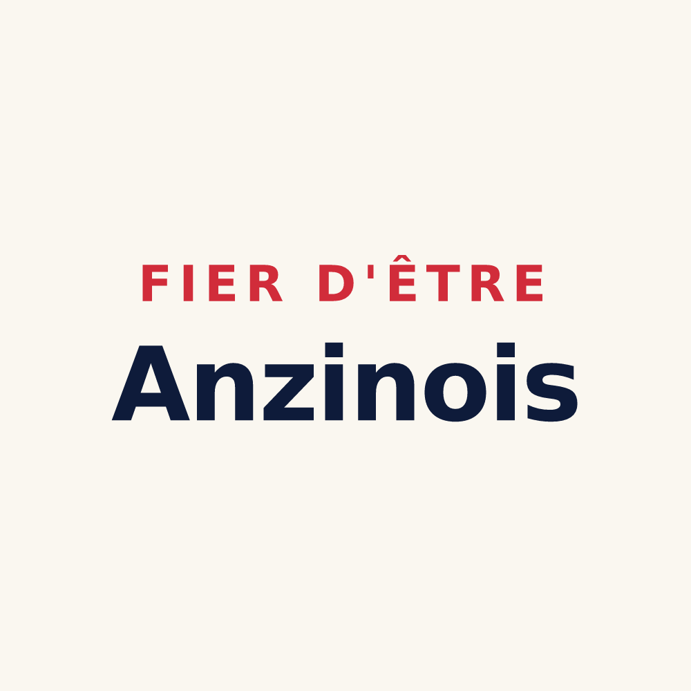 Tasse « Fier d'être Anzinois » — design pour Anzin