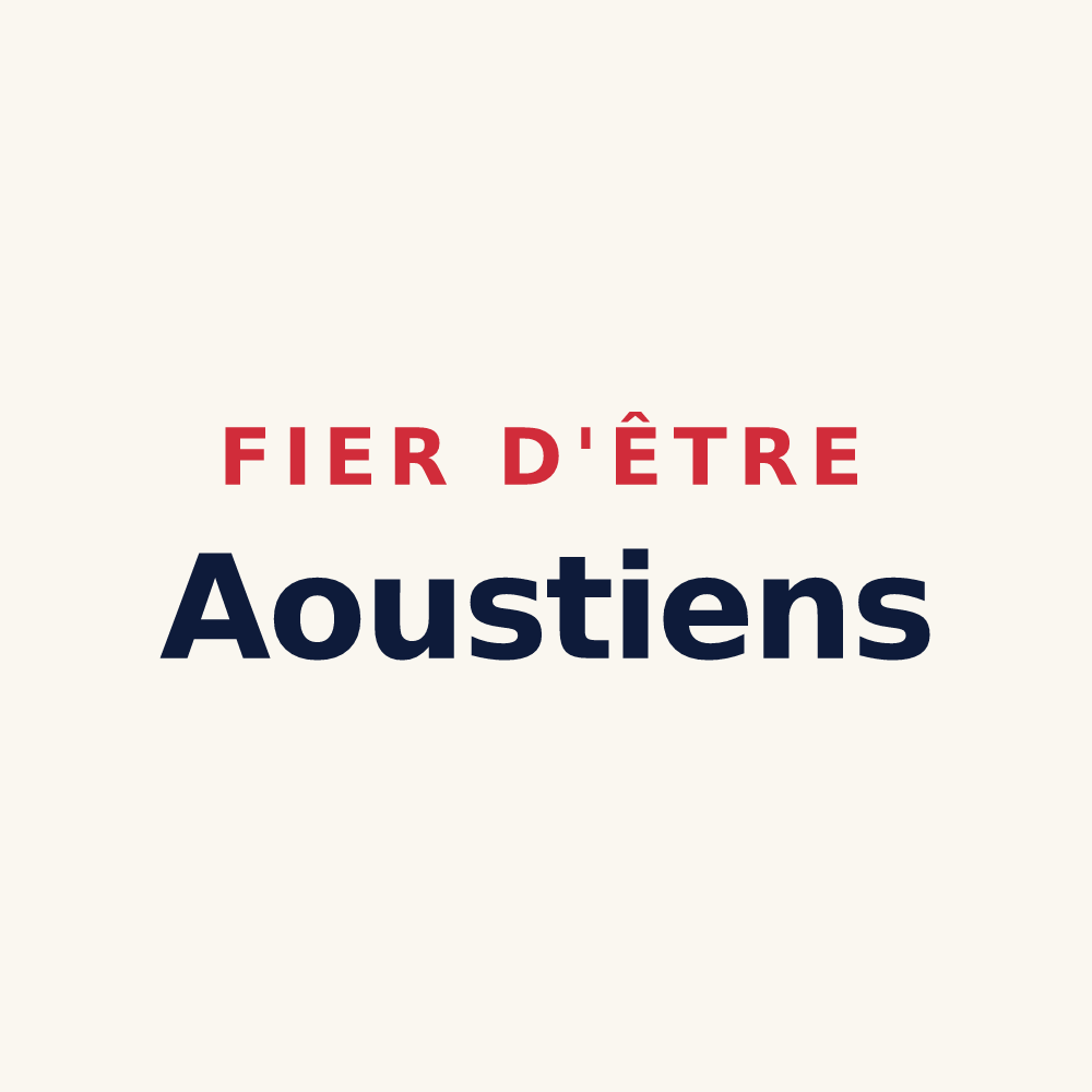 Tasse « Fier d'être Aoustiens » — design pour Aouste