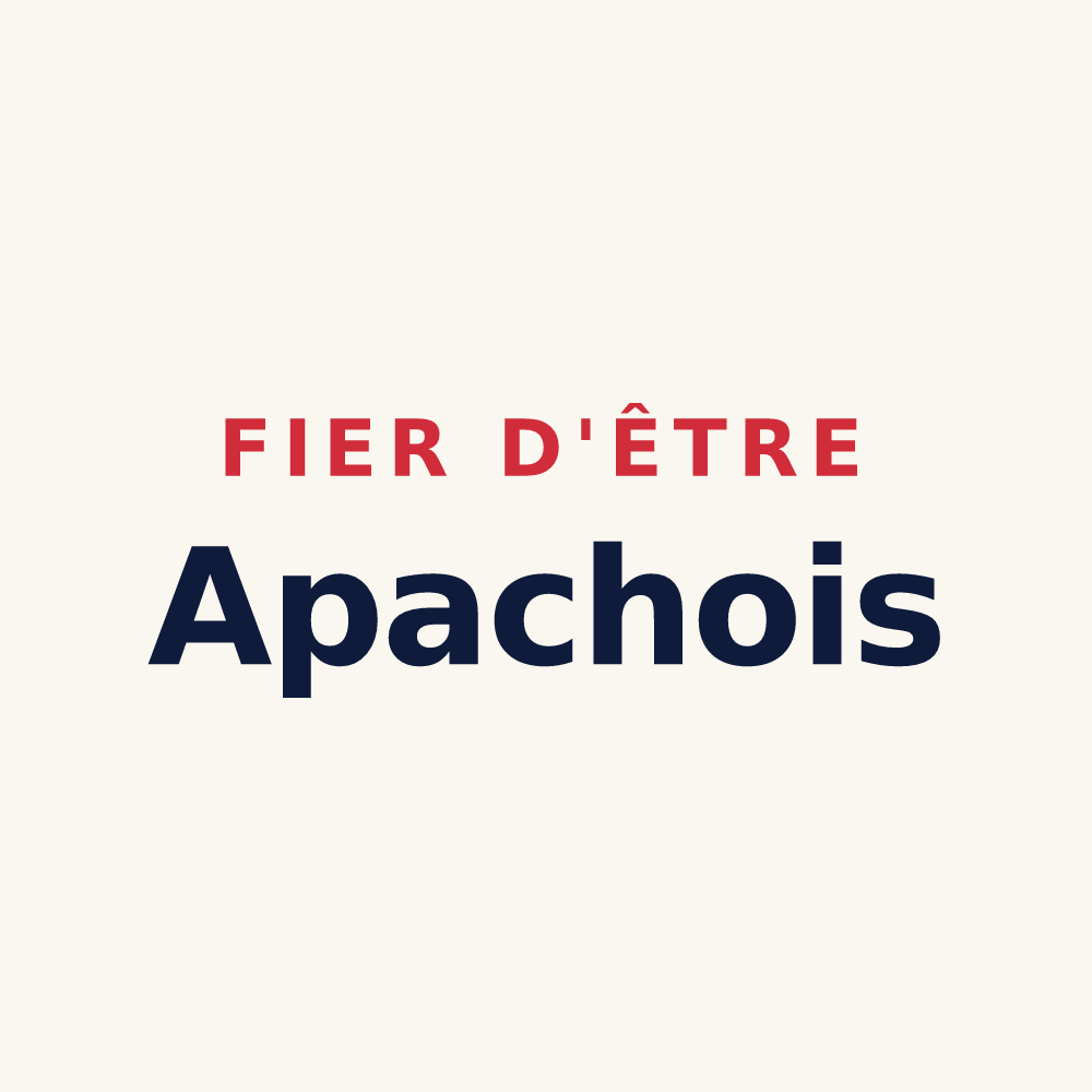 Tasse « Fier d'être Apachois » — design pour Apach