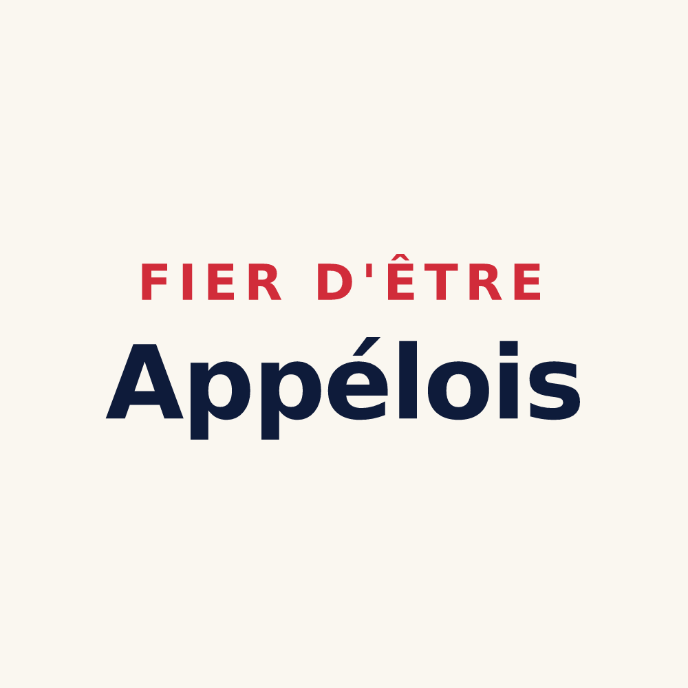 Tasse « Fier d'être Appélois » — design pour Appelle