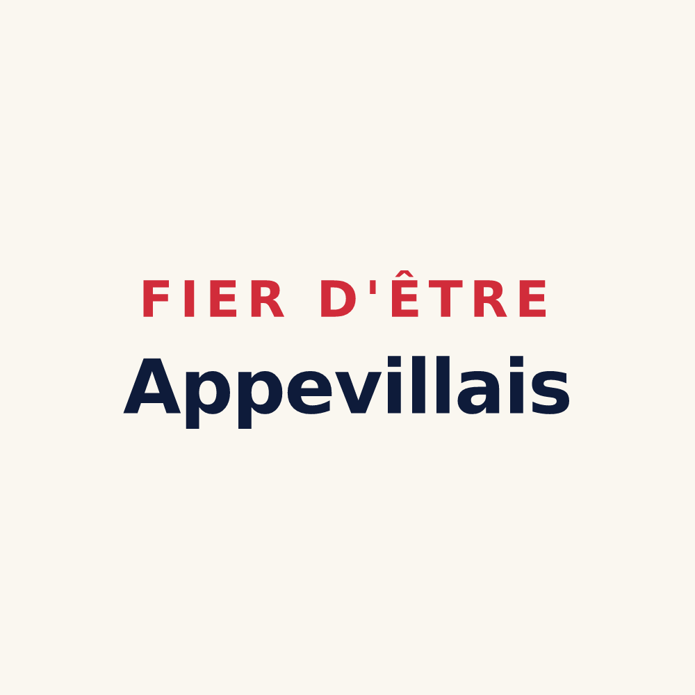 Tasse « Fier d'être Appevillais » — design pour Appeville-Annebault