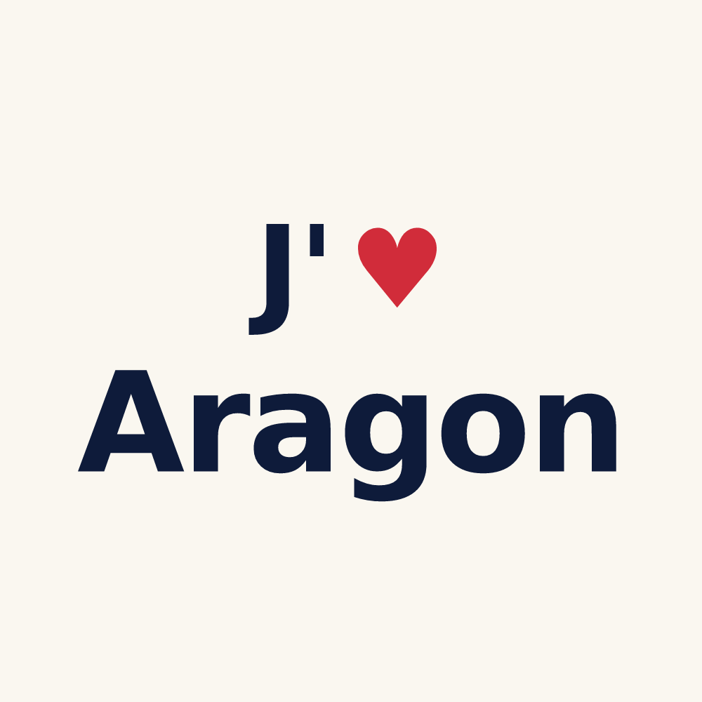 Tasse personnalisée Aragon — design J'aime Aragon