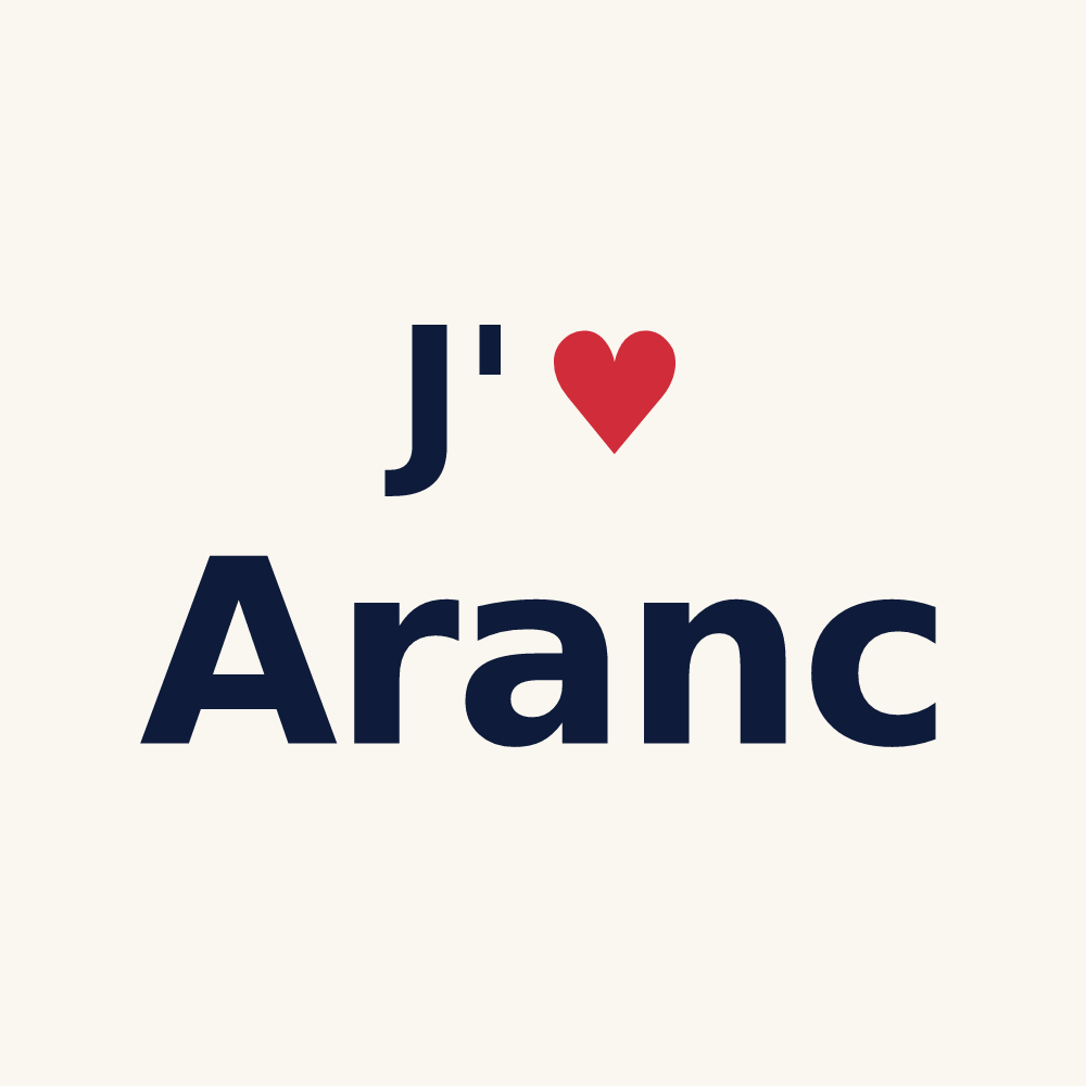 Tasse personnalisée Aranc — design J'aime Aranc
