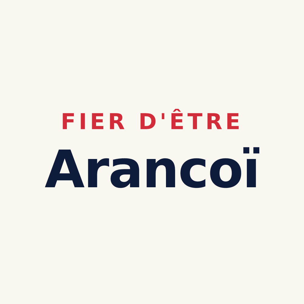 Tasse « Fier d'être Arancoï » — design pour Arancou