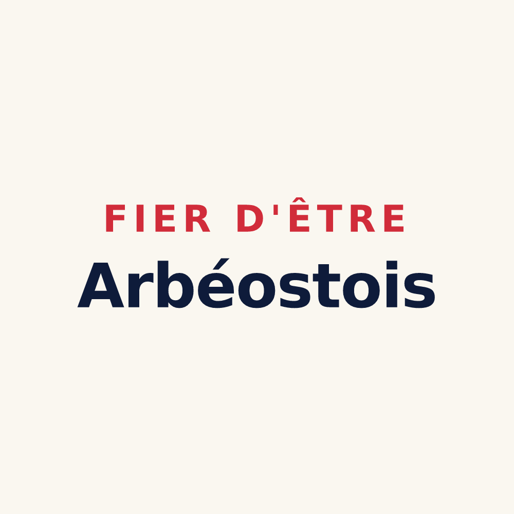 Tasse « Fier d'être Arbéostois » — design pour Arbéost