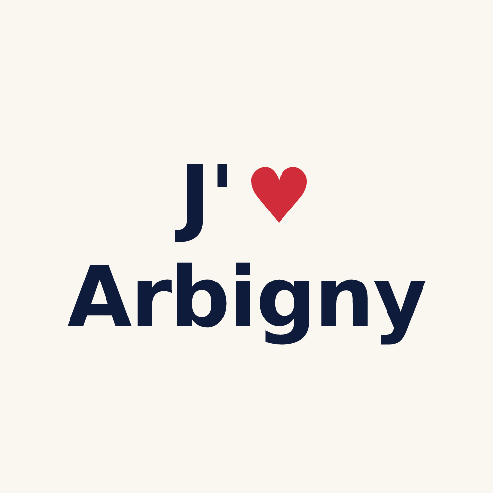 Tasse personnalisée Arbigny — design J'aime Arbigny