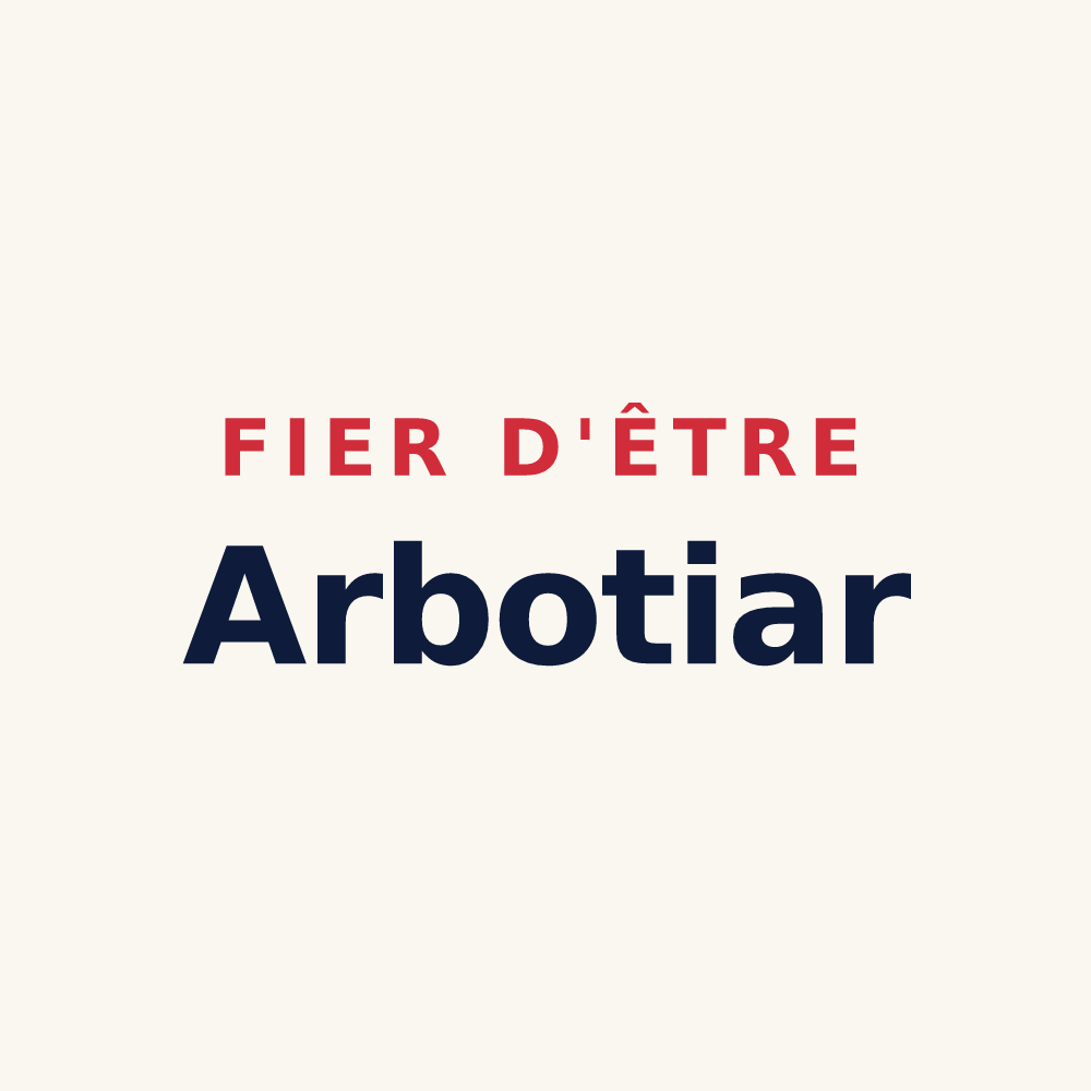 Tasse « Fier d'être Arbotiar » — design pour Arbouet-Sussaute