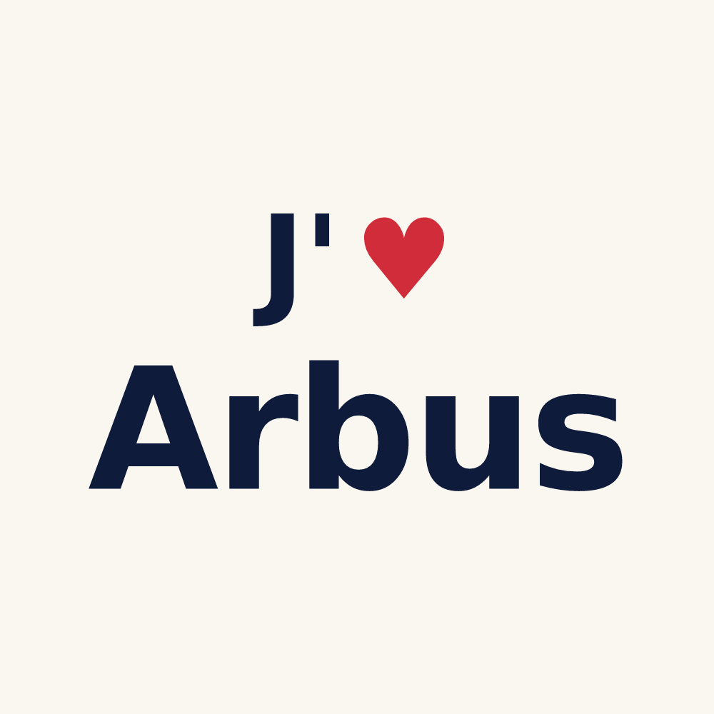 Tasse personnalisée Arbus — design J'aime Arbus