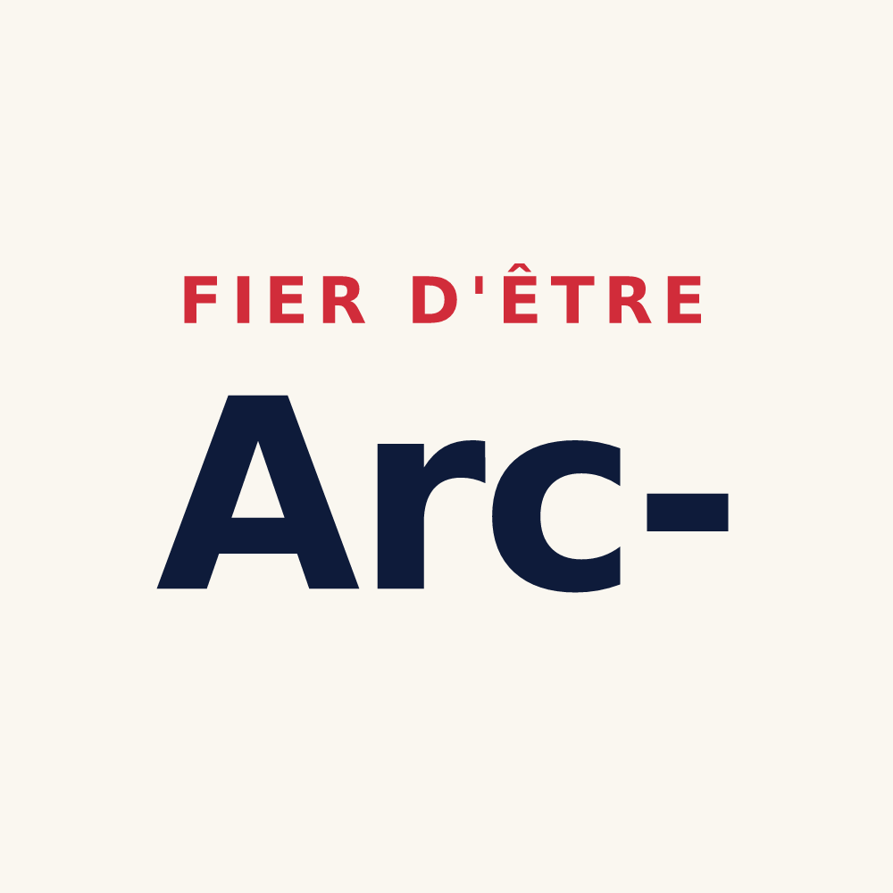 Tasse « Fier d'être Arc- » — design pour Arc-et-Senans