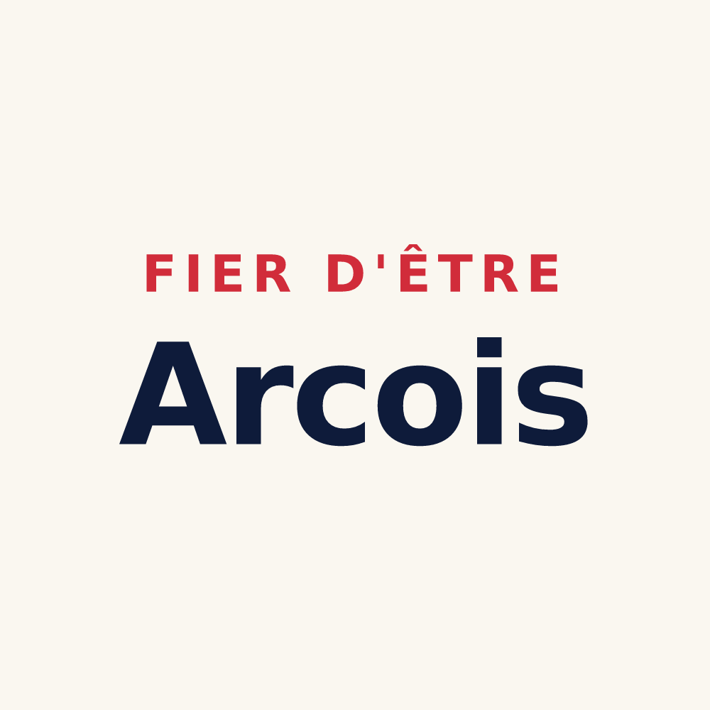Tasse « Fier d'être Arcois » — design pour Arc-lès-Gray