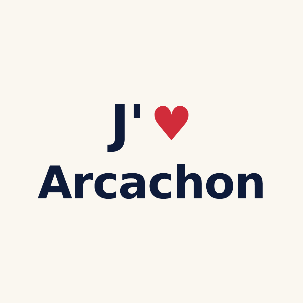Tasse personnalisée Arcachon — design J'aime Arcachon