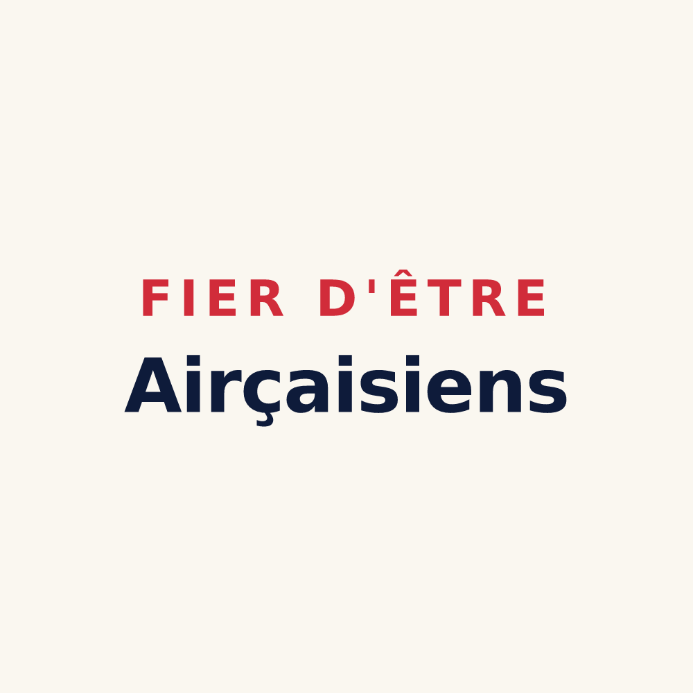 Tasse « Fier d'être Airçaisiens » — design pour Arçais