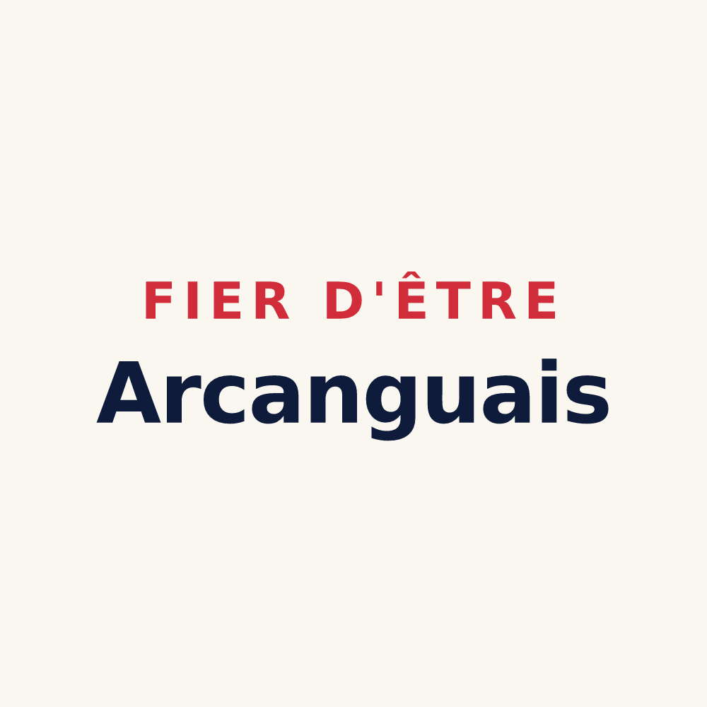 Tasse « Fier d'être Arcanguais » — design pour Arcangues