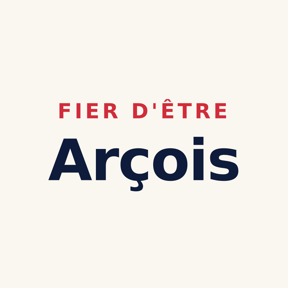 Tasse « Fier d'être Arçois » — design pour Arçay