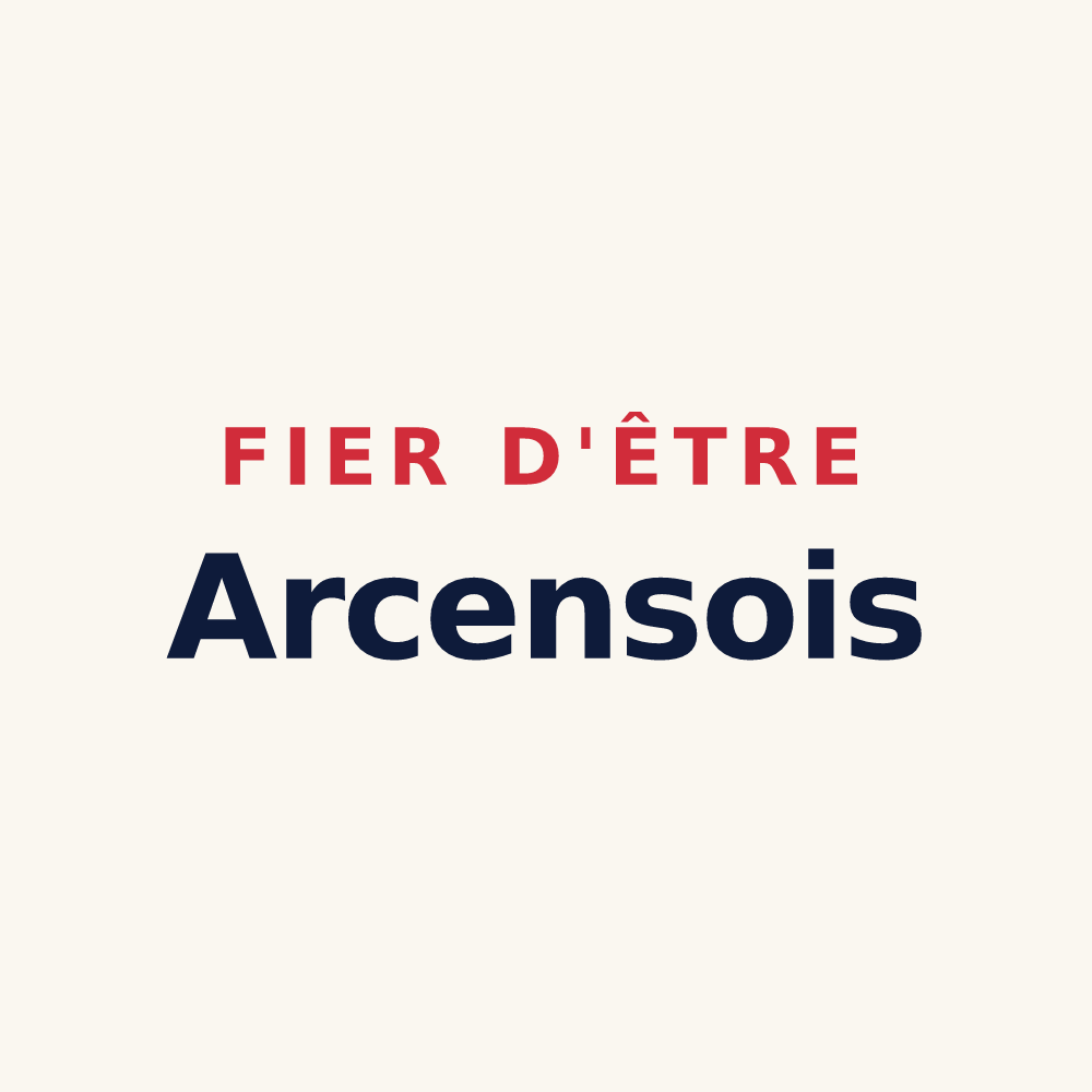 Tasse « Fier d'être Arcensois » — design pour Arcens