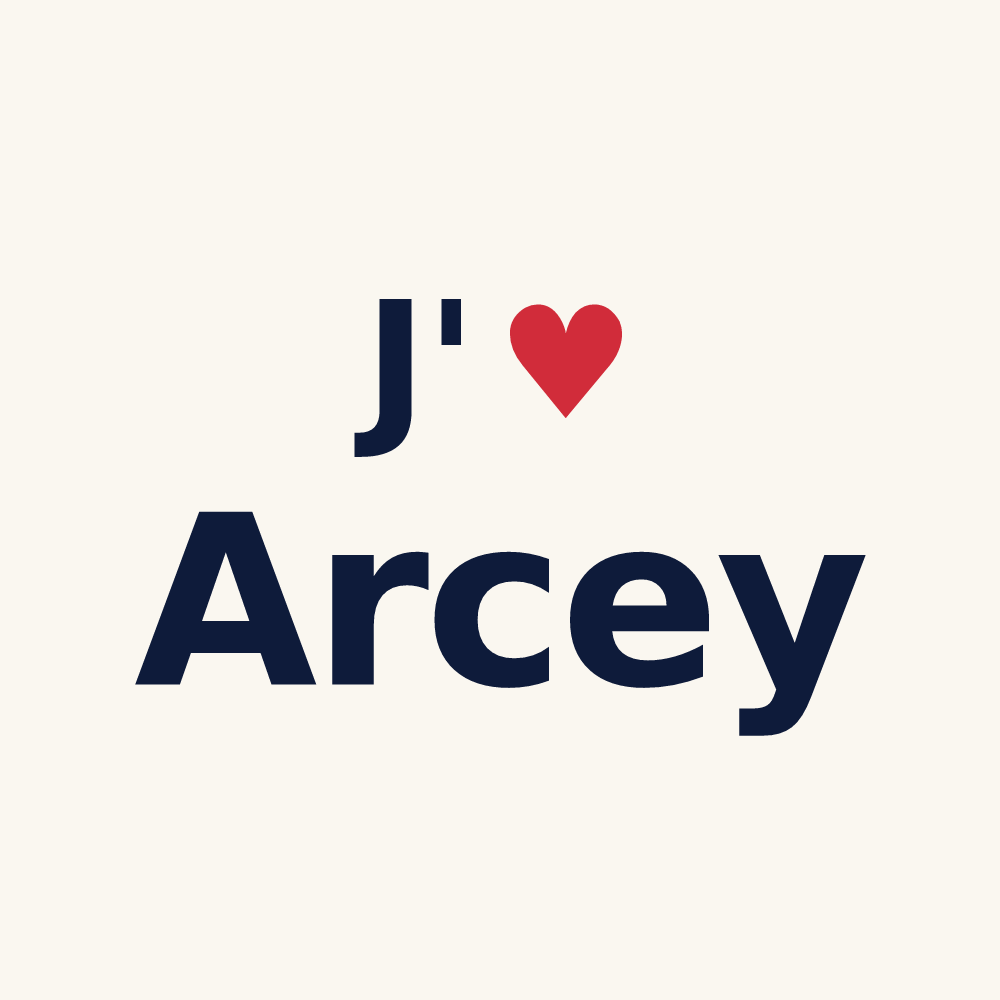 Tasse personnalisée Arcey — design J'aime Arcey