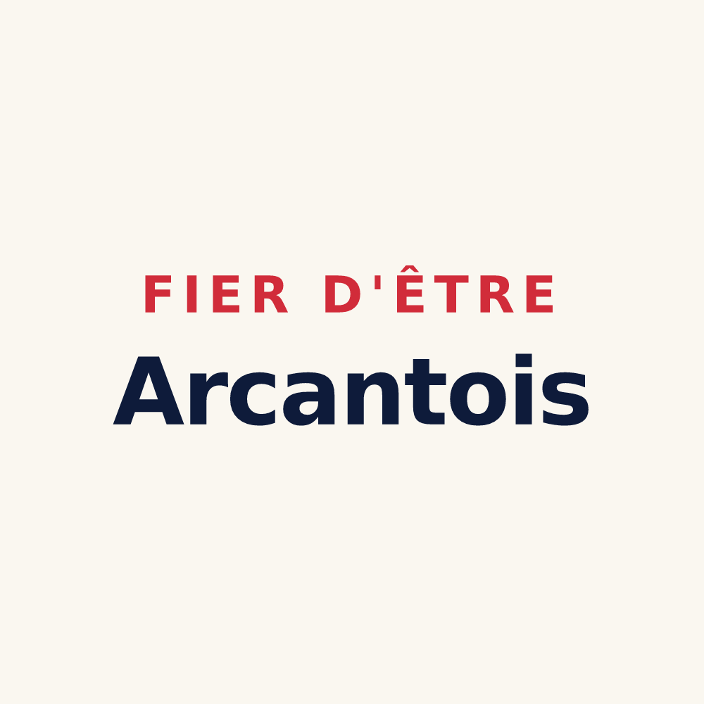 Tasse « Fier d'être Arcantois » — design pour Archingeay